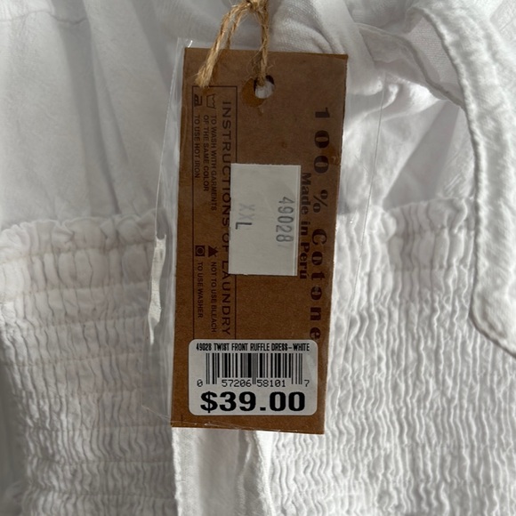 White Ruffled Dress - Picture 4 of 5